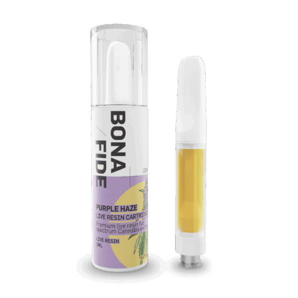Bonafide – Live Resin Cartridge (Purple Haze)